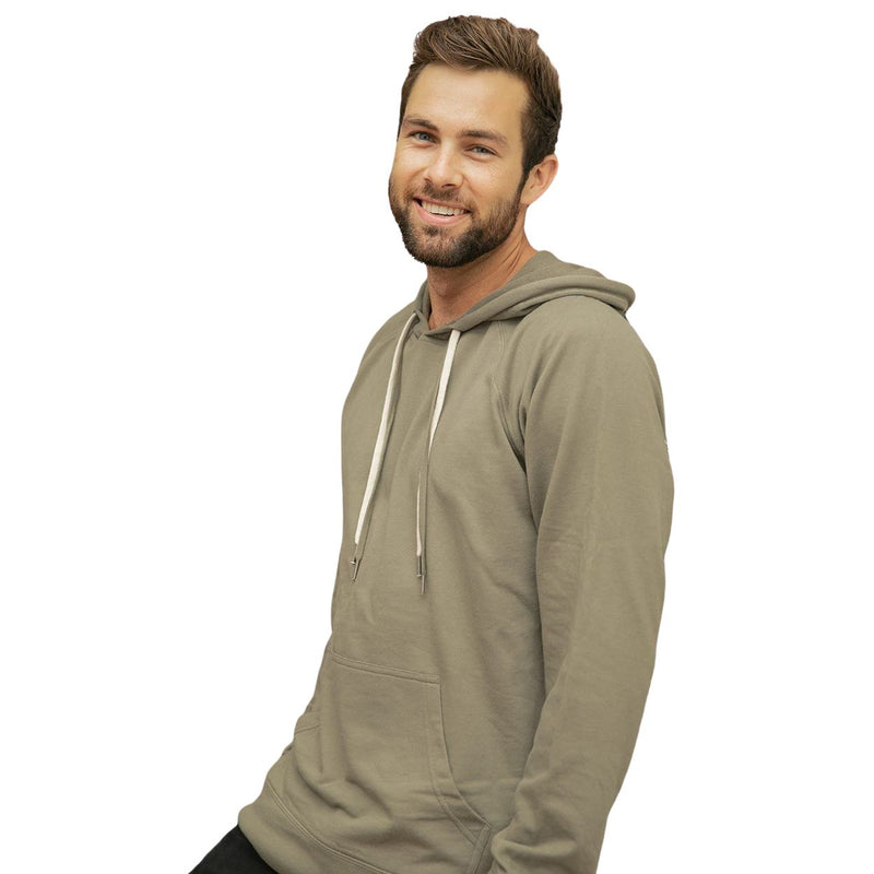 Independent Trading Co. Icon Unisex Lightweight Loopback Terry Hooded Pullover