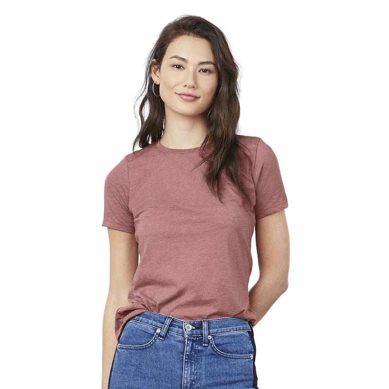 BELLA + CANVAS Women’s Relaxed Fit Heather CVC Tee