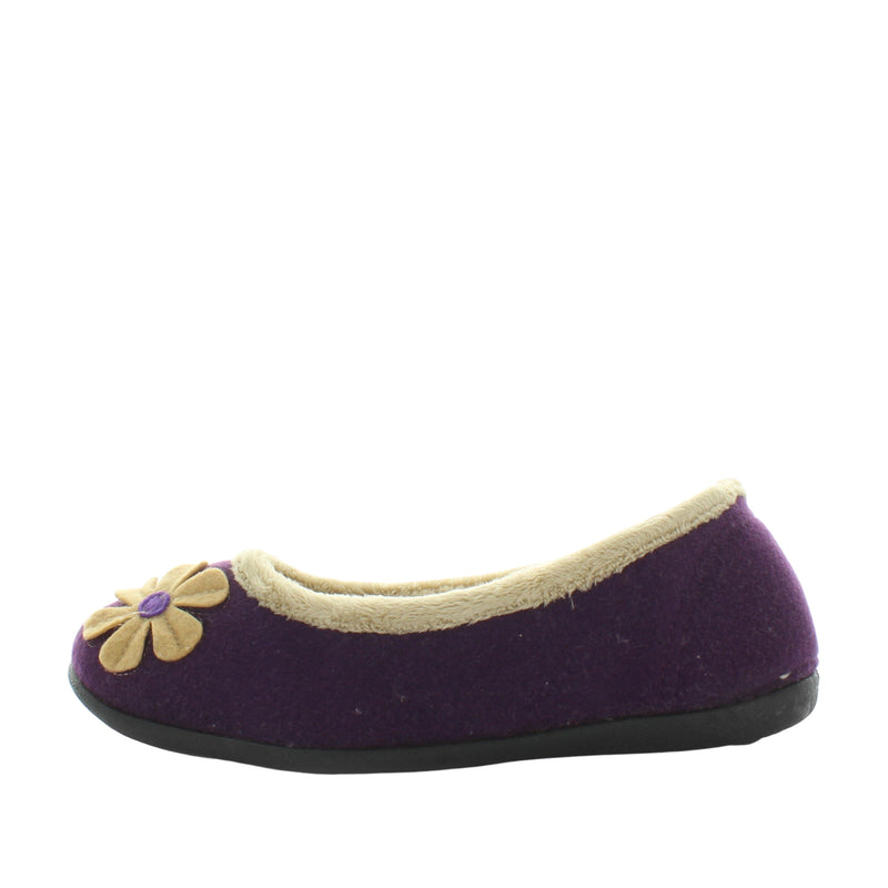 Panda Brand Purple Elgin Ballet Slippers