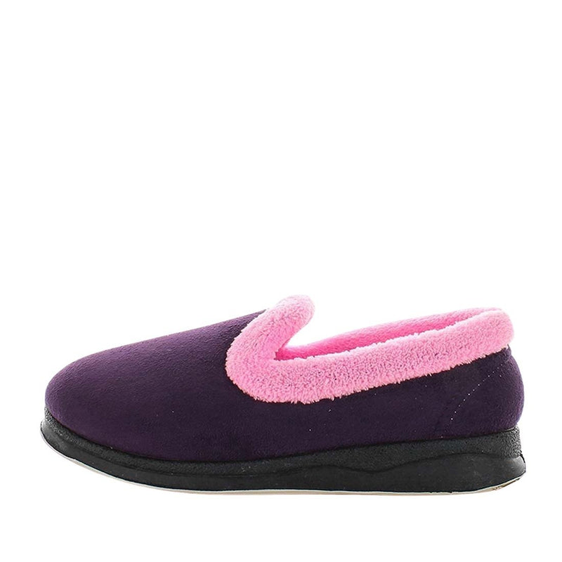 Panda Brand Purple Emille Slippers