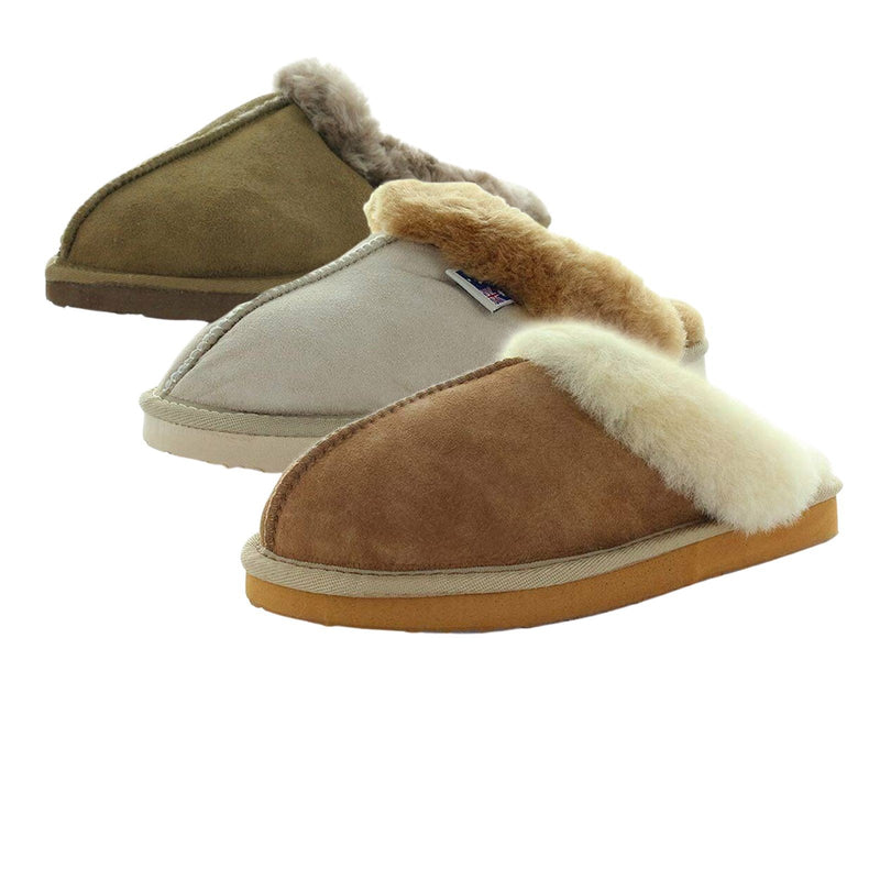 Yellow Earth  Chestnut Lady Scuff Slippers