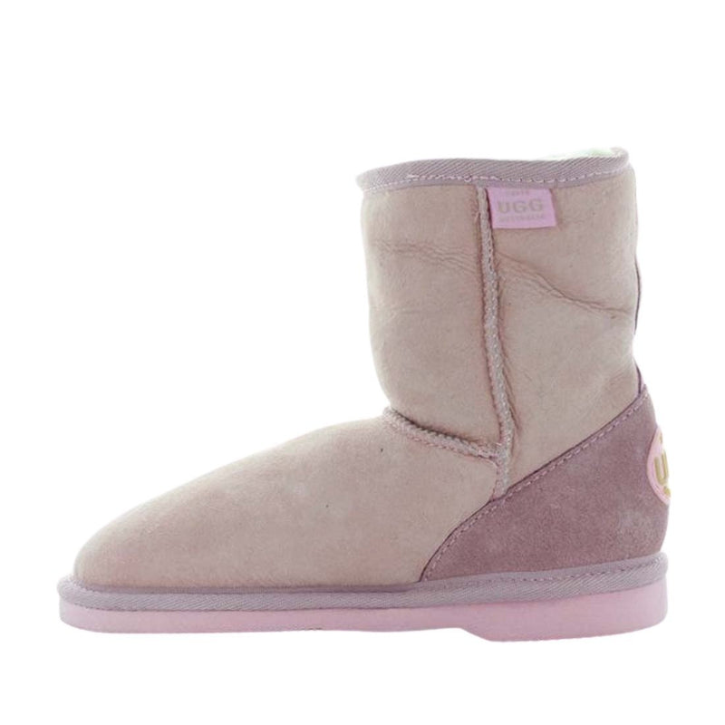 Yellow Earth  Pink Manly Boot Slippers