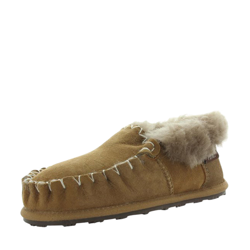 Yellow Earth  Mushroom Moccasin Slippers