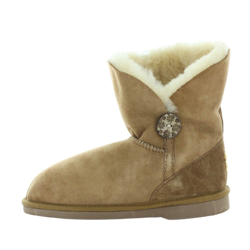 Yellow Earth  Chestnut Noosa Boot Slippers