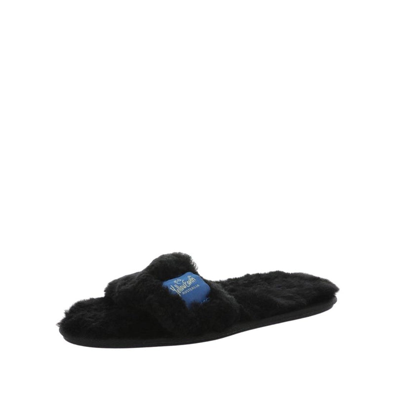 Yellow Earth  Black Vicky Slippers